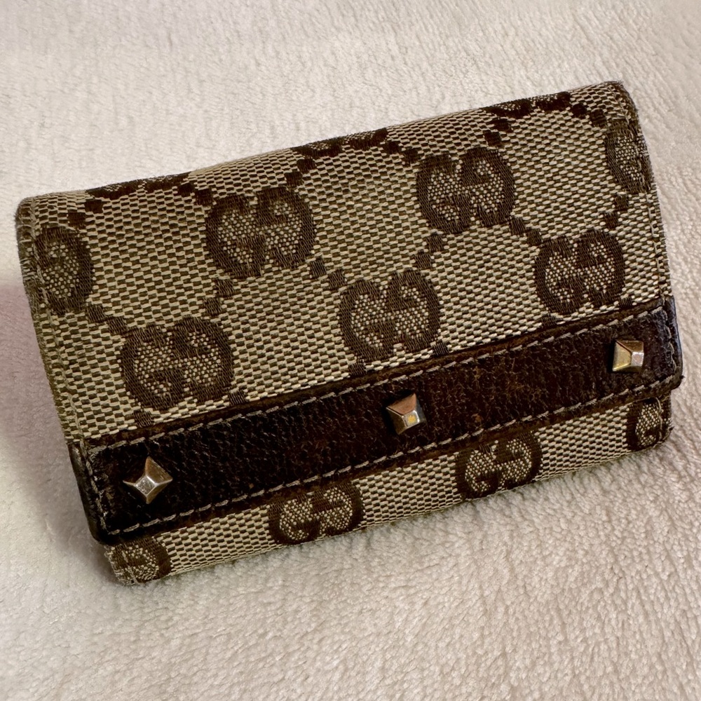 Gucci Canvas 6 Ring Key Holder
